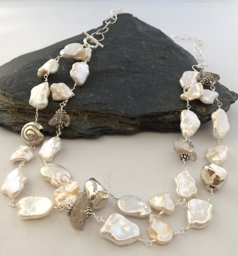 Sierra Art Trails Saralynn Nusbaum keishi necklace