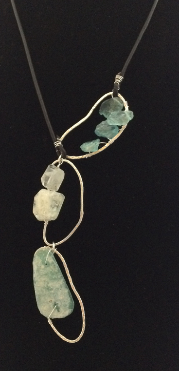 Sierra Art Trails Saralynn Nusbaum waterfall necklace