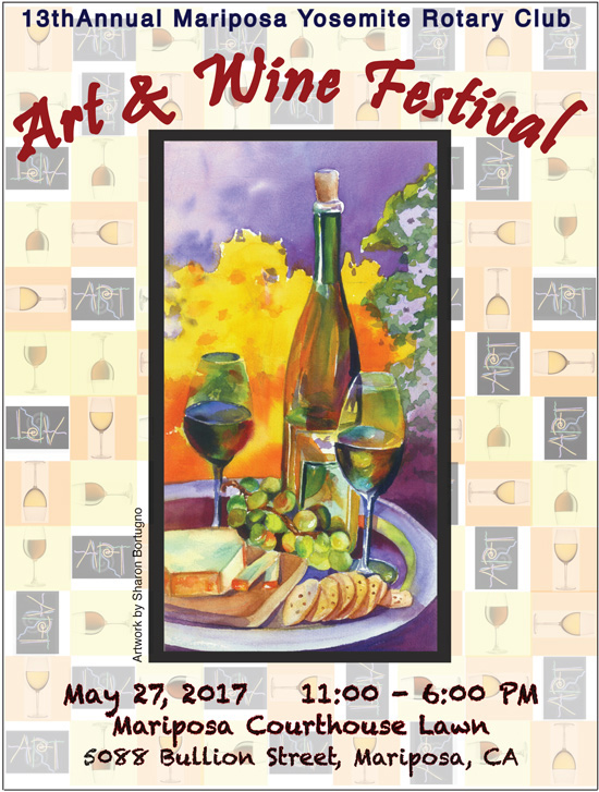 5 27 17 Rotary Art and Wine