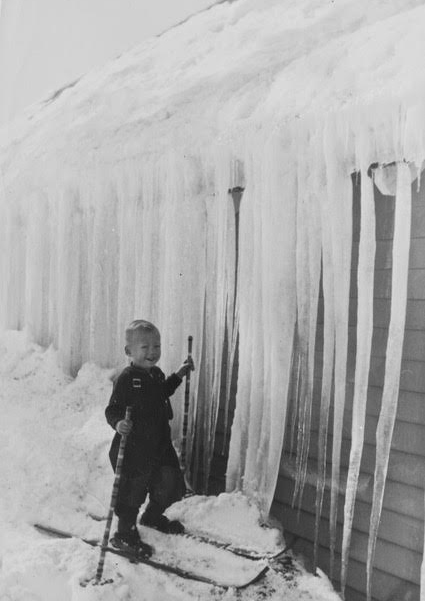 FOBL Phil Bartholomew on skis photo