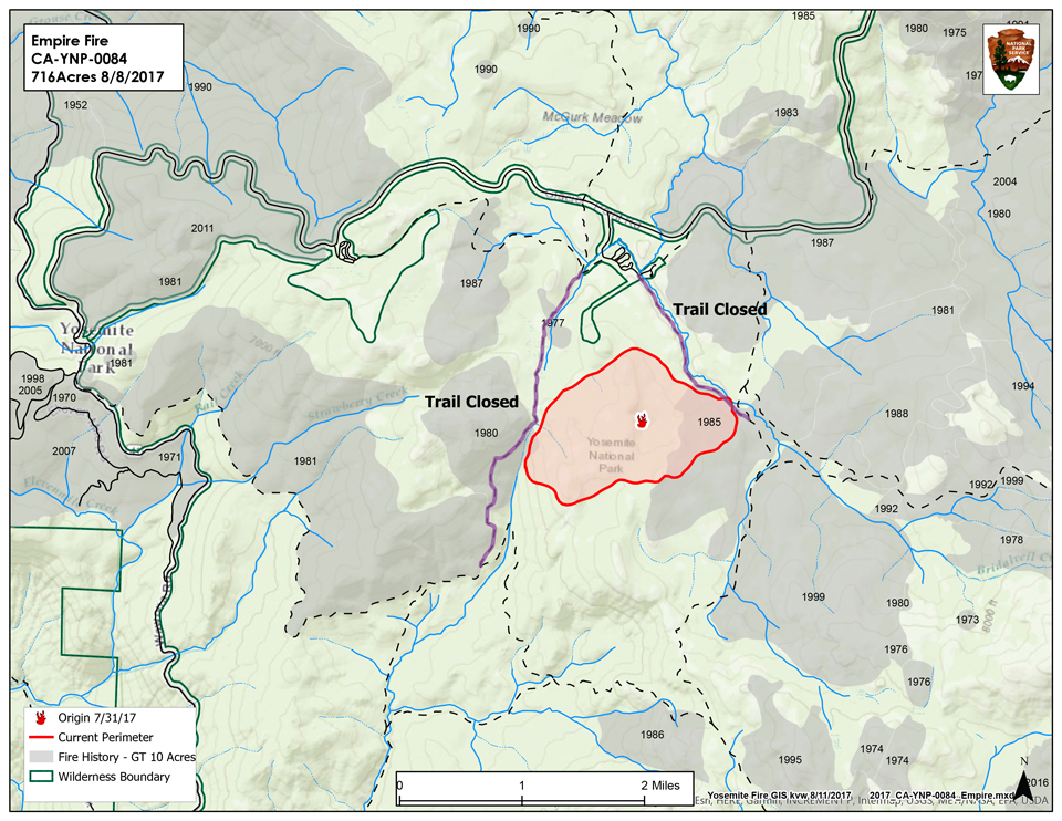 yosemite empire fire august 11 2017 map