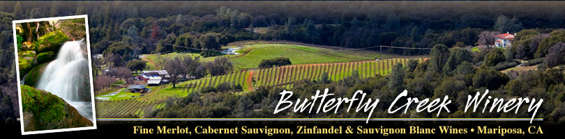 butterfly creek winery header mariposa california