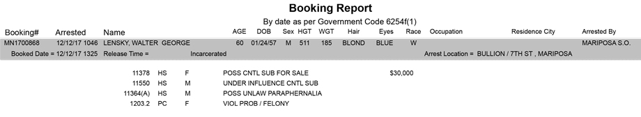 mariposa county booking report for december 12 2017