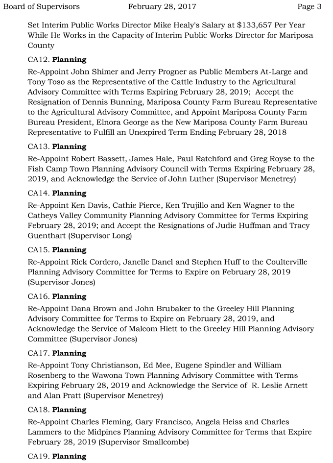 2017 02 28 mariposa county board of supervisors agenda february 28 2017 3