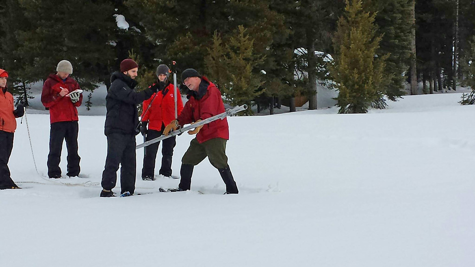 california snow survey february 2017 credit dwr
