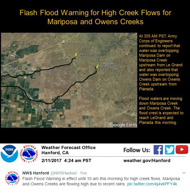 weather mariposa february 11 2017
