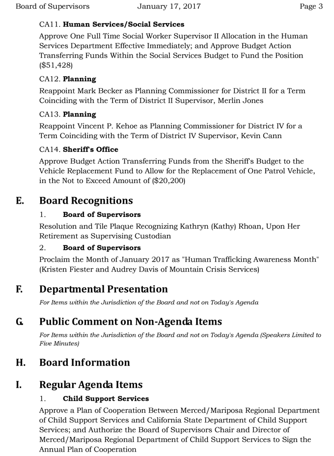2017 01 17 mariposa county board of supervisors agenda january 17 2017 3