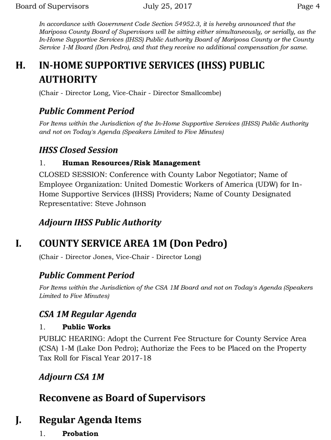 2017 07 25 mariposa county board of supervisors agenda july 25 2017 4