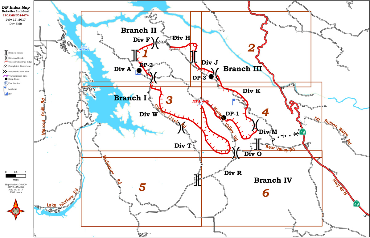 dewiler fire mariposa county monday morning iap map