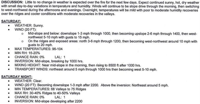 weather detwiler july 29 2017 mariposa county
