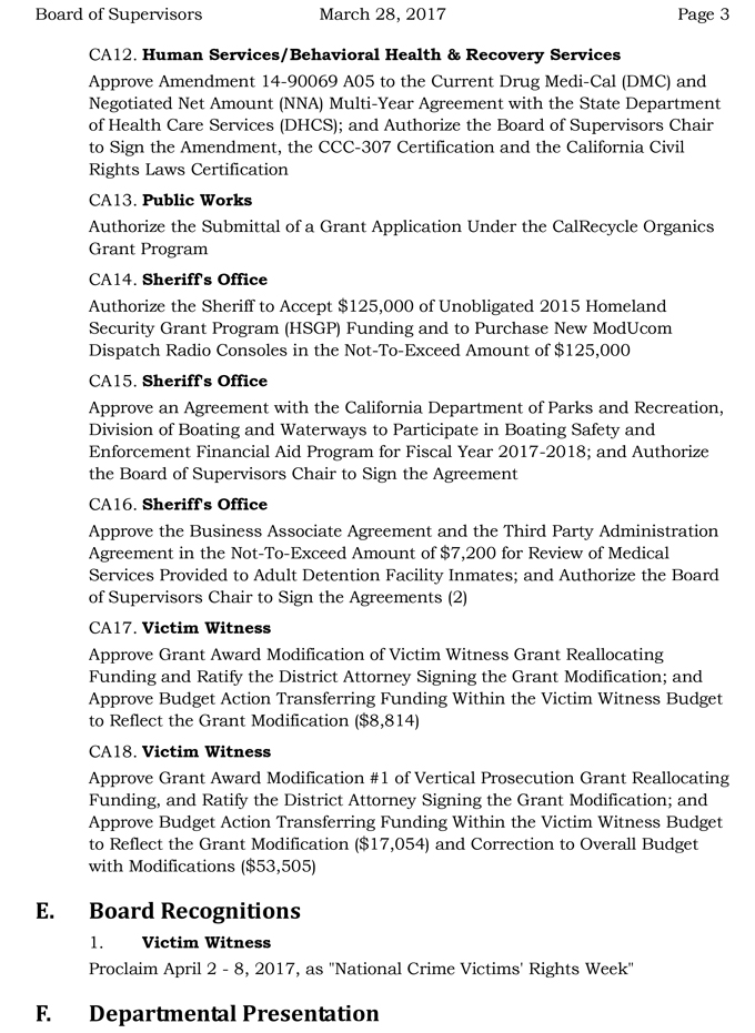 2017 03 28 mariposa county board of supervisors agenda march 28 2017 3