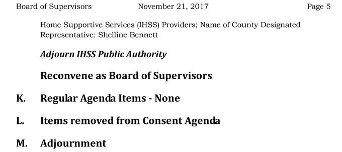 2017 11 21 mariposa county Board of Supervisors agenda november 21 2017 5