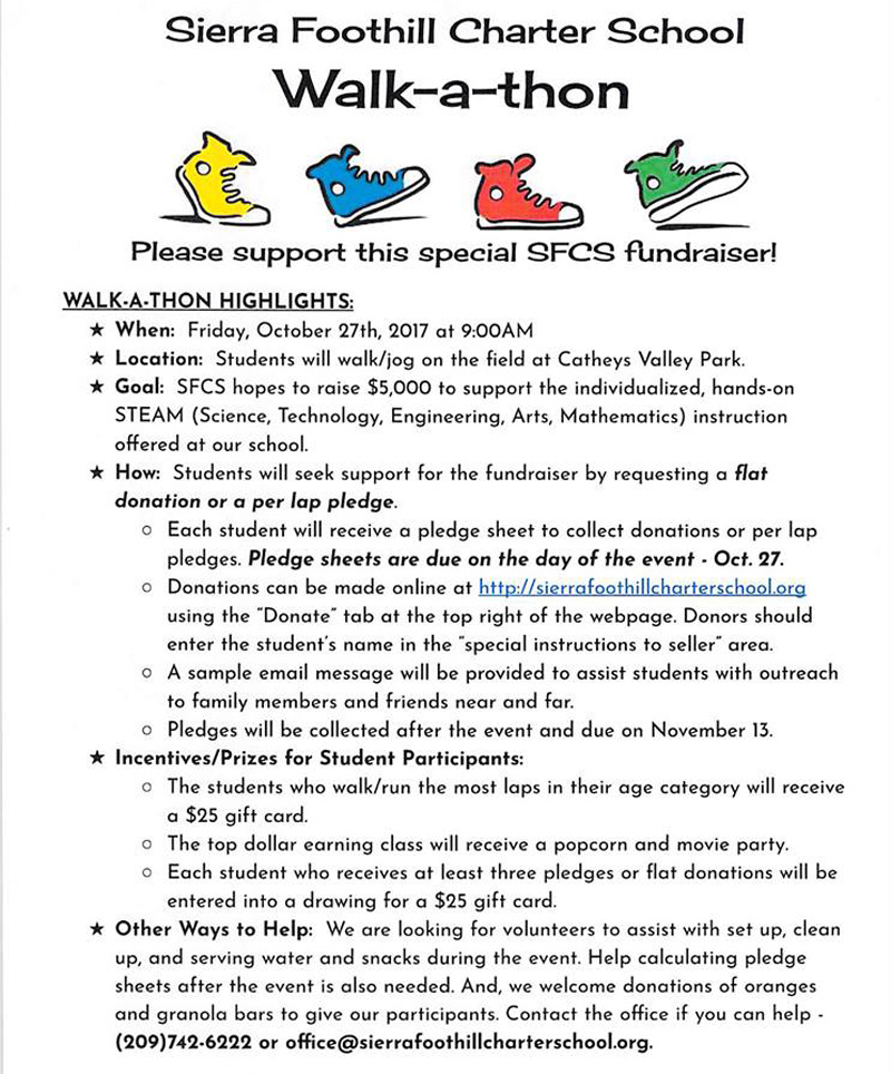 10 27 17 SFCS Walk a thon highlights