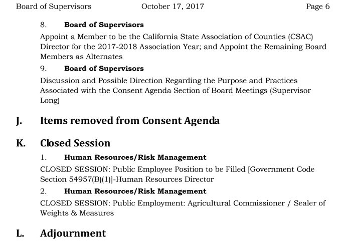 2017 10 17 mariposa county board of Supervisors agenda october 17 2017 6