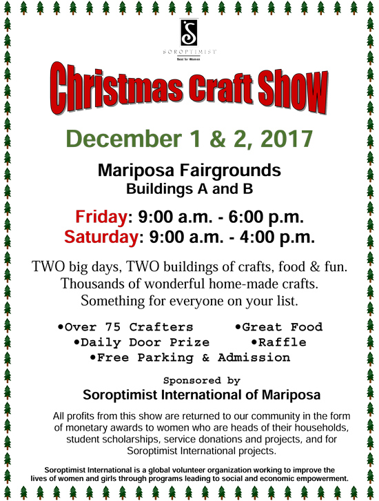 2017 Christmas Craft Show Flyer