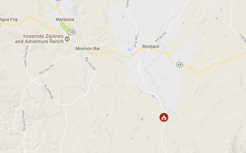 ramblin fire mariposa county calfire