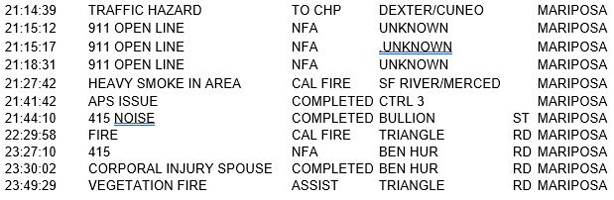 mariposa county booking report for september 11 2017.2