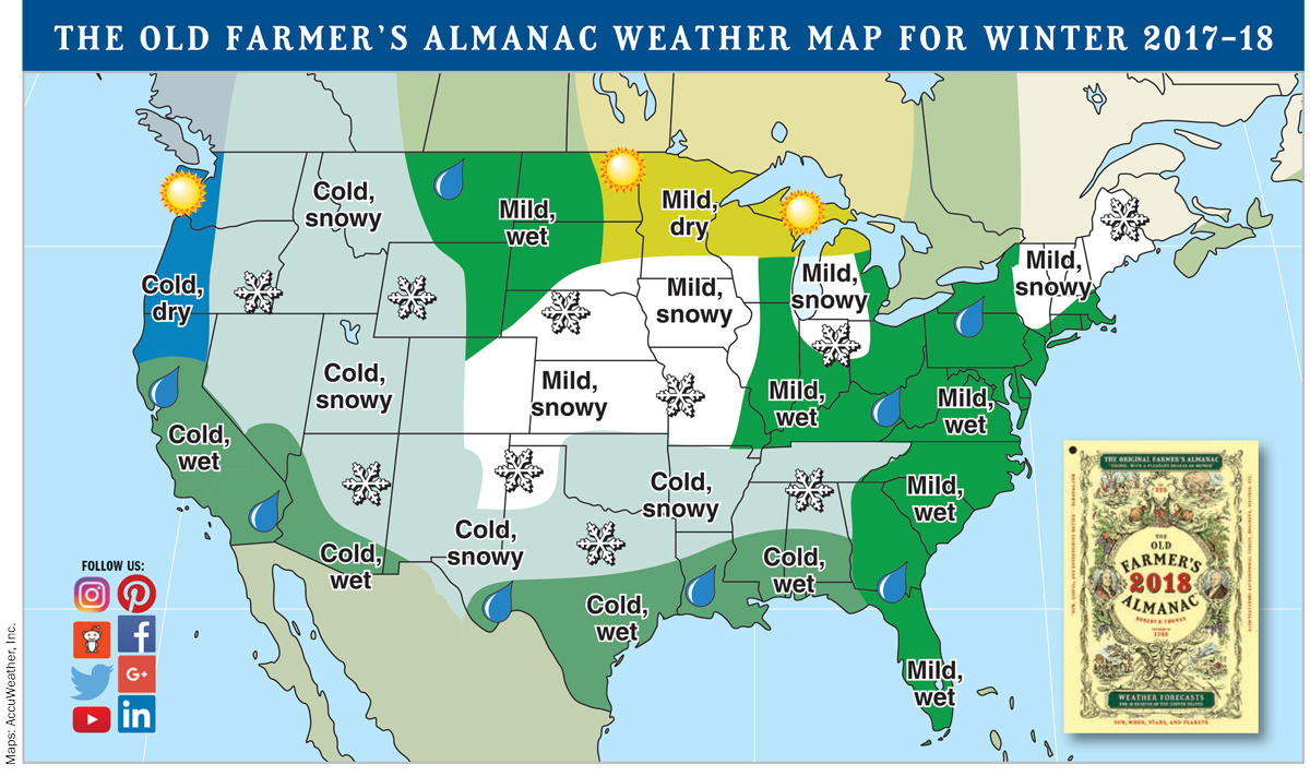 weather map us old farmers almanac 2018