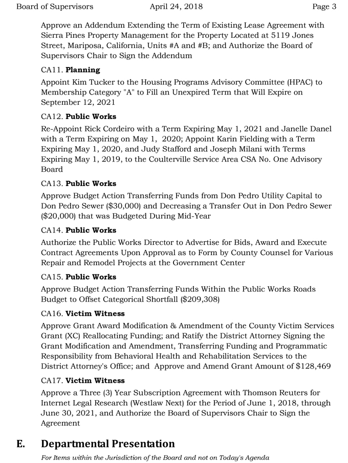 2018 04 24 mariposa county Board of Supervisors Public Agenda 2175 april 24 2018 3