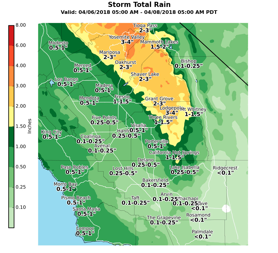 weather mariposa april 3 2018