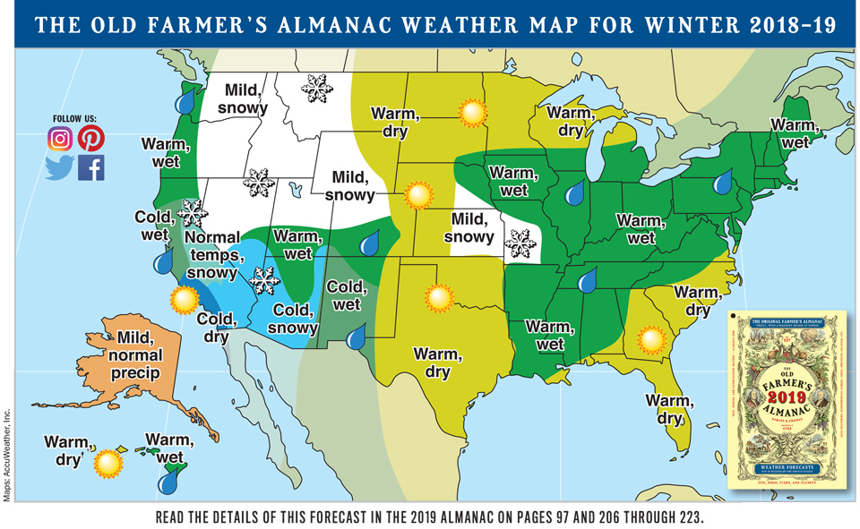 2019 old farmers almanac winter weather graphic