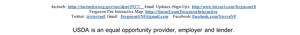 FERGUSON FIRE UPDATE 8 5 4