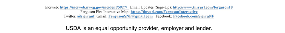 FERGUSON FIRE UPDATE 8 8 3