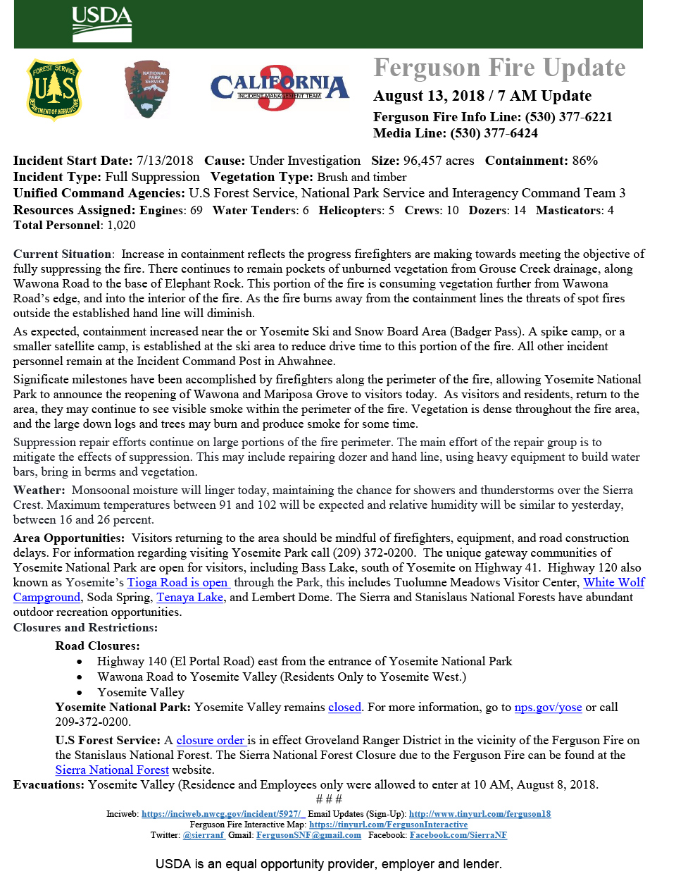 m13FERGUSON FIRE UPDATE 8