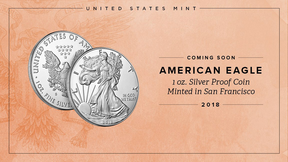 us mint american eagle silver one ounce san francisco