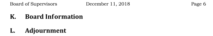 2018 12 11 mariposa county Board of Supervisors agenda december 11 2018 6