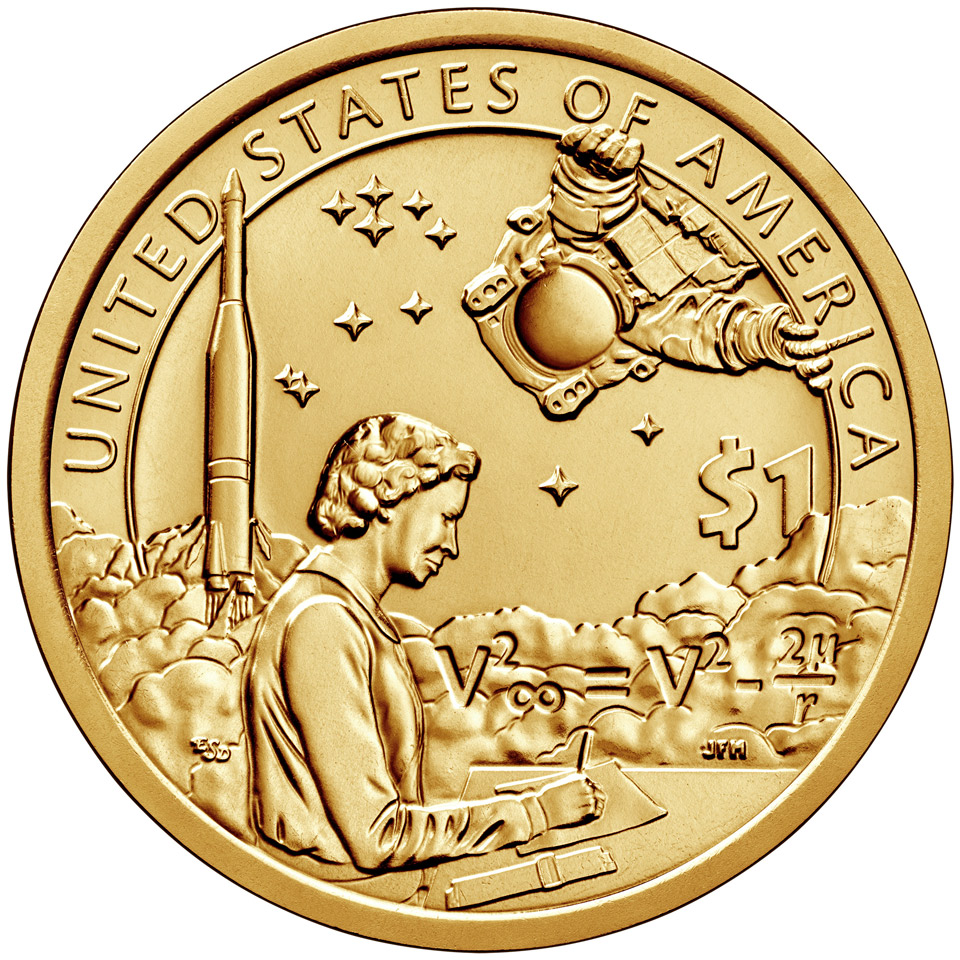 2019 native american one dollar uncirculated reverse