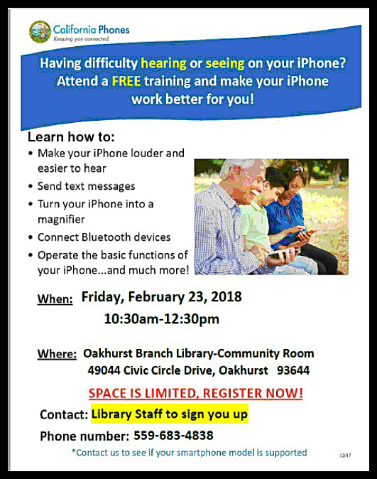 2 23 18 Oakhurst Library