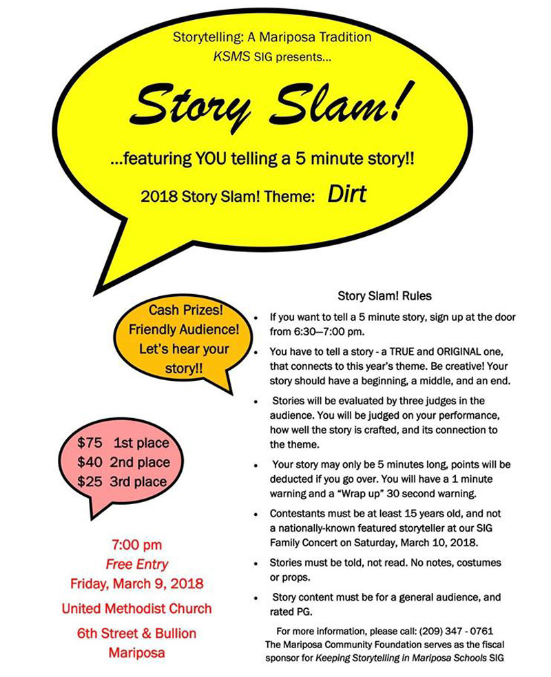 3 9 18 Story Slam