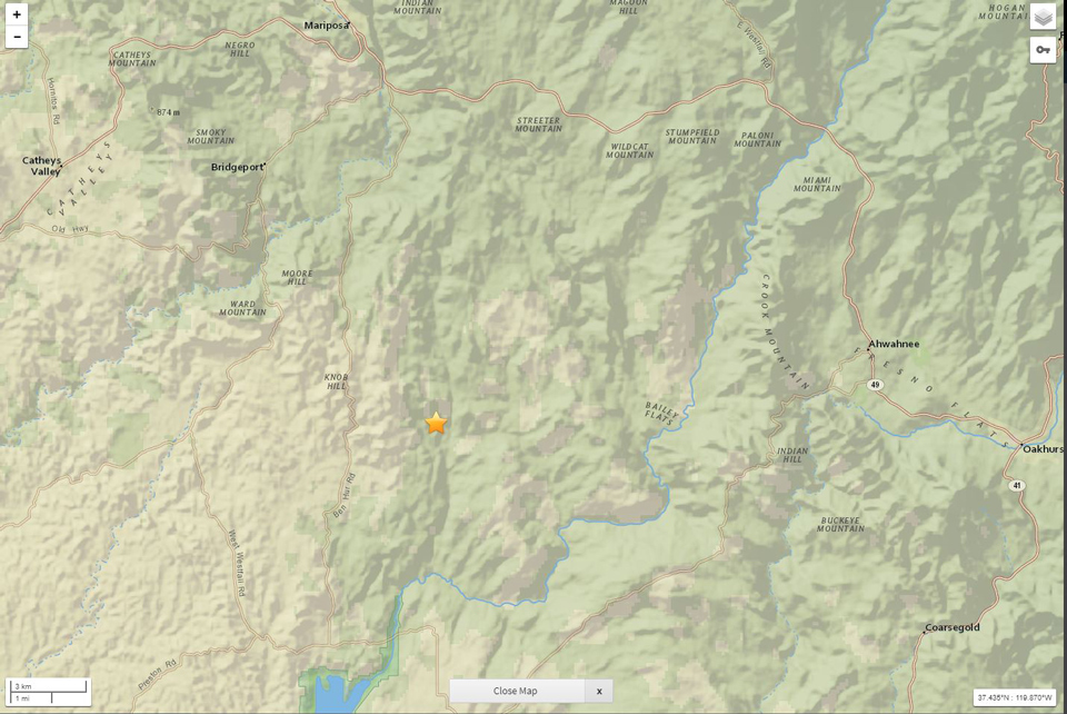 mariposa earthquake1