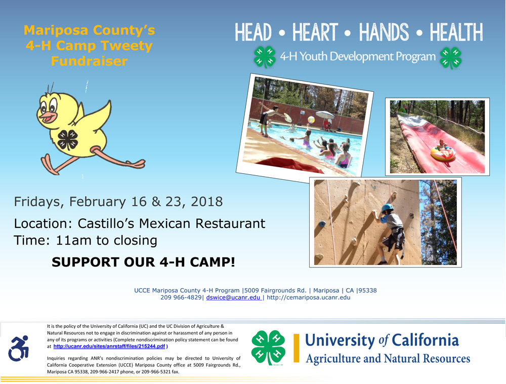 2 16 18 4H fundraisercamp