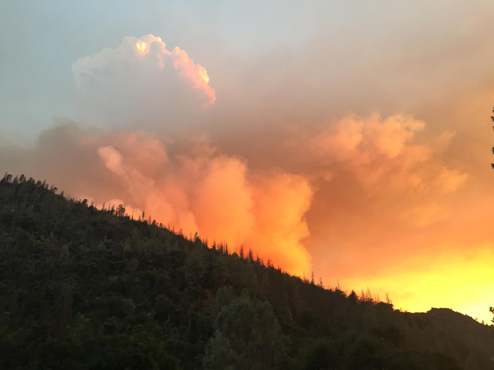 Ferguson FIre at sunset SNF