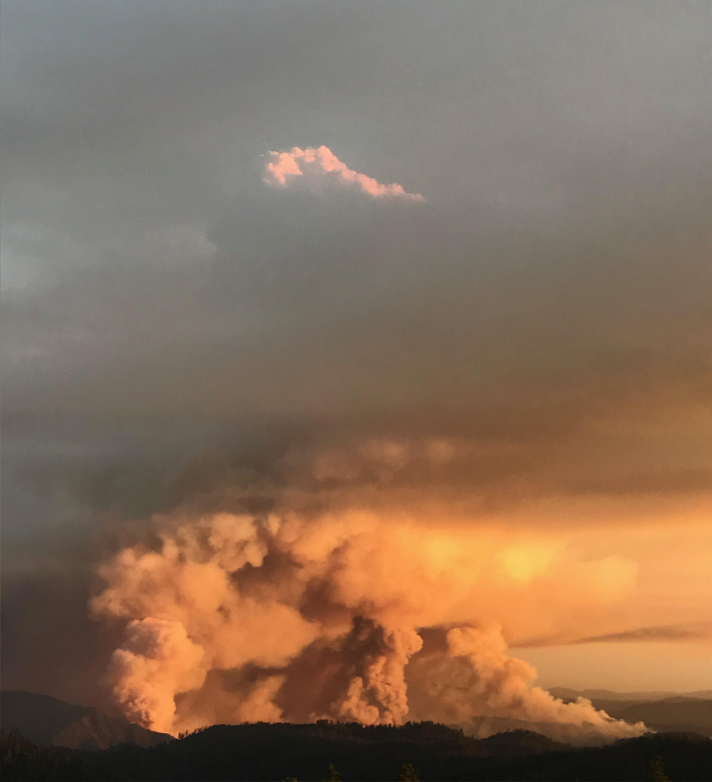 Ferguson Fire from Crane Flat Helibase