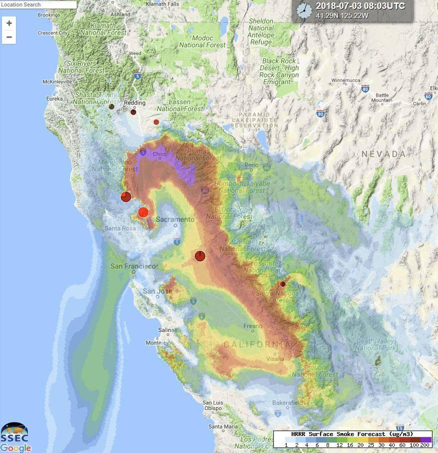 Lions Fire SNF smoke map 7 3 18