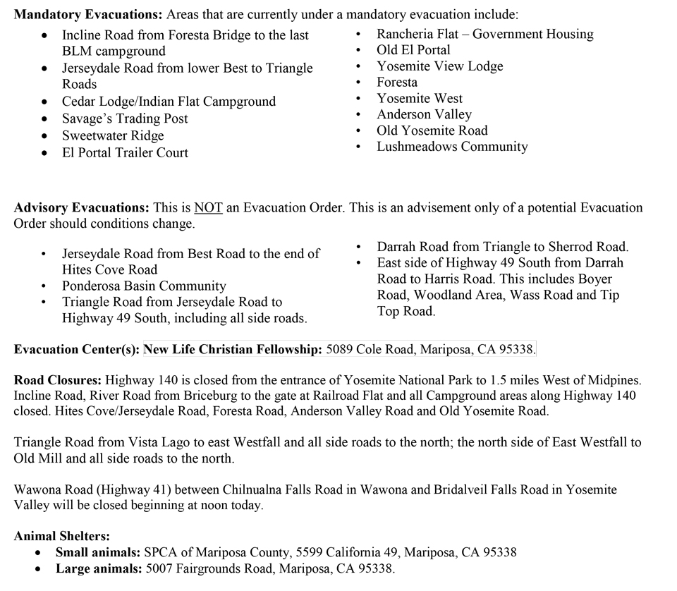wed FERGUSON FIRE UPDATE 2