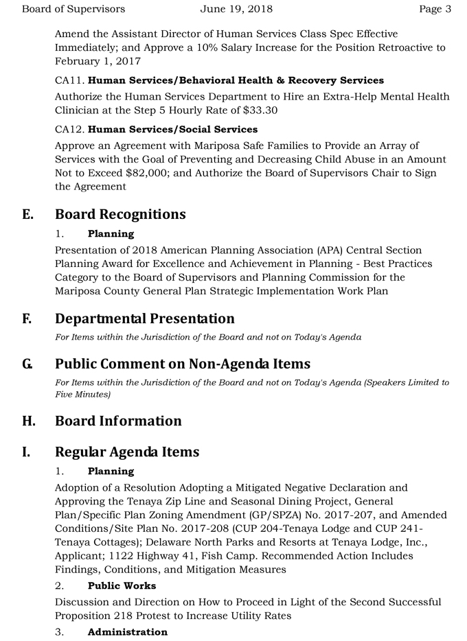 2018 06 19 mariposa county Board of Supervisors public Agenda june 19 2018 3