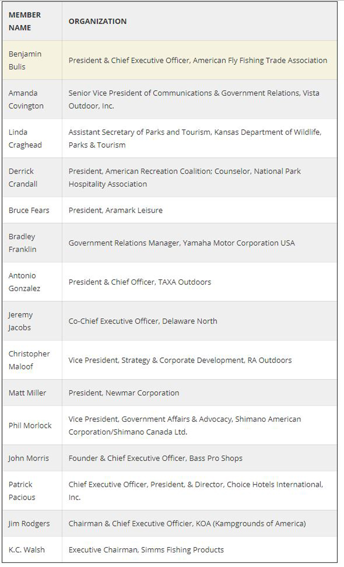 Made in America Outdoor Recreation Advisory Committee
