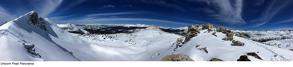 yosemite Unicorn Creek Panorama on March 19th 2018