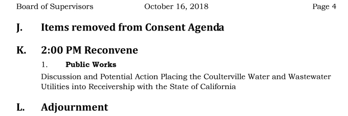 2018 10 16 mariposa county Board of Supervisors Agenda october 16 2018 4