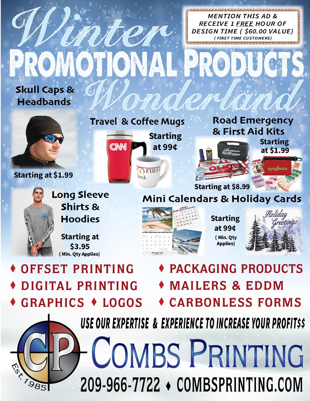 Combs Printing flyer 