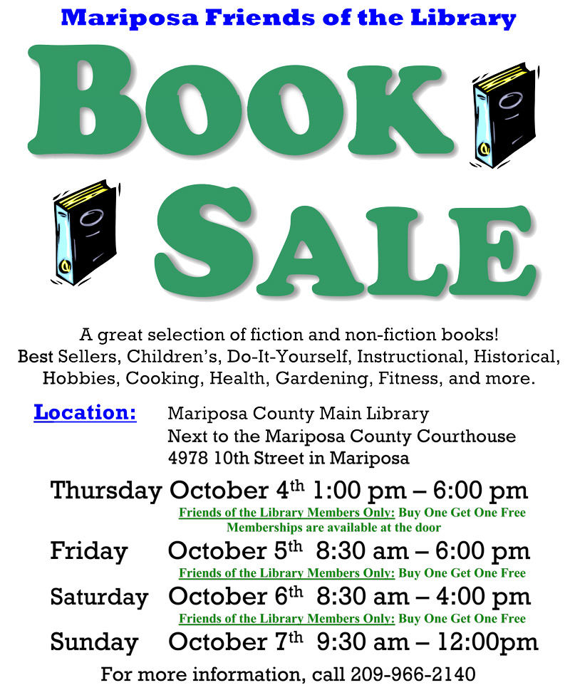 10 4 18 Friends Book Sale