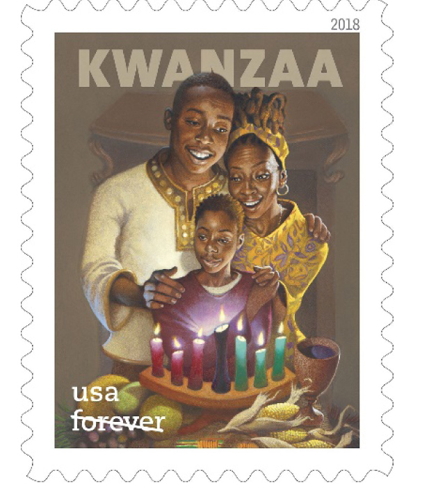 usps kwanzaa forever stamp