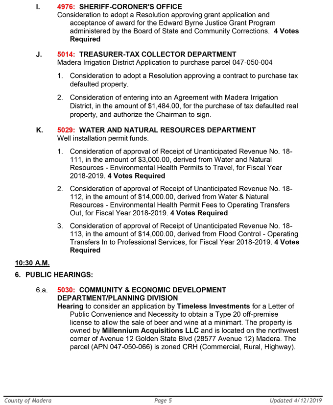 2019 04 16 BOS Public Agenda madera county 5