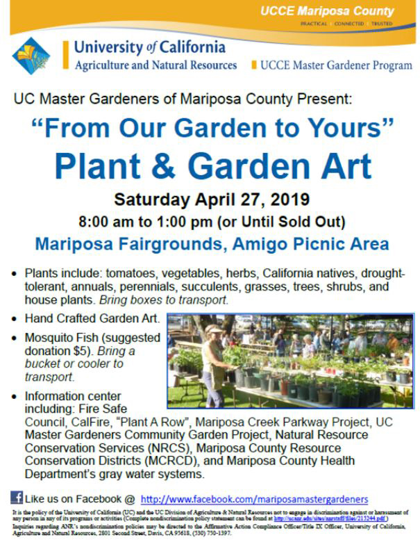 4 27 19 MG Spring Plant Sale