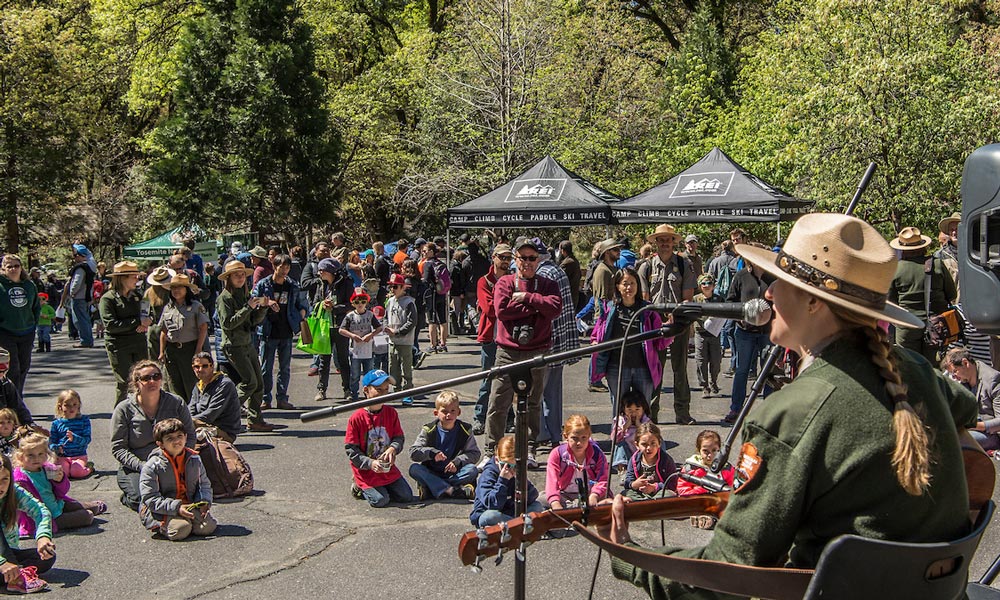 NPS Photo by Al Golub Yosemite Earth Day Festival and Music with Ranger Kate