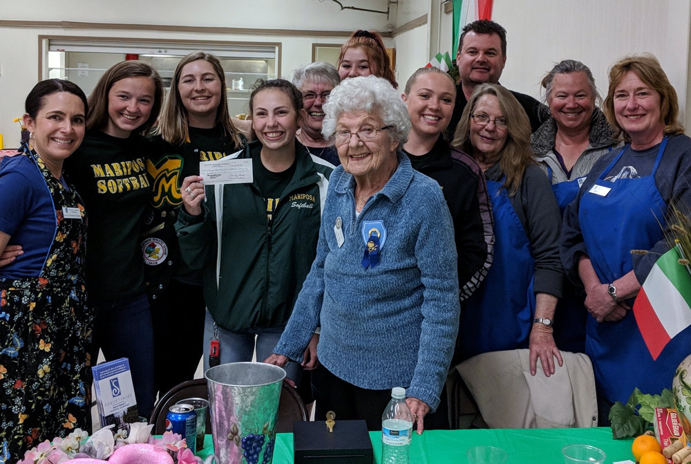 Soroptimist softball donation